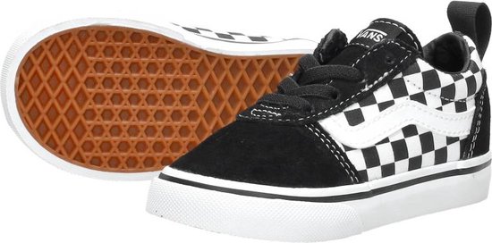 VANS TD Ward - maat 22 - Slip-On (CHECKERED) BLACK/TRUE WH