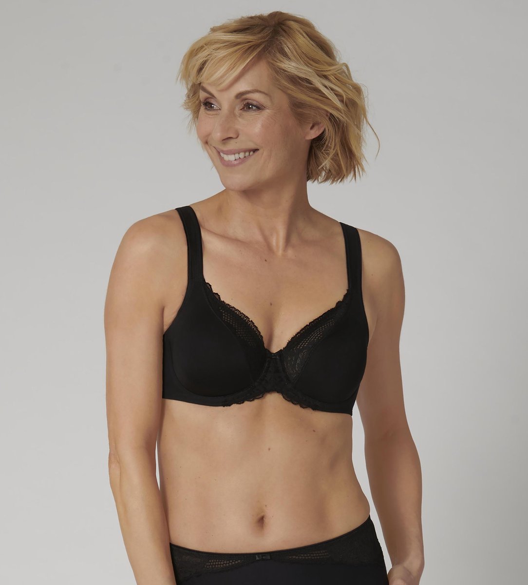 Triumph - Maat B85 - Modern Lace+Cotton W Vrouwen Beha - BLACK