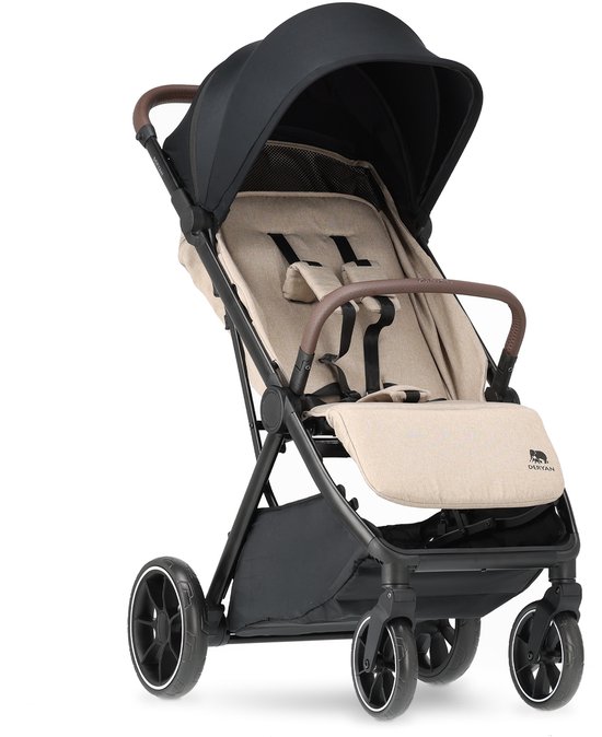 Deryan Luxe XP Buggy XL - Inclusief Reiswieg - Compact lichtgewicht - Zwart