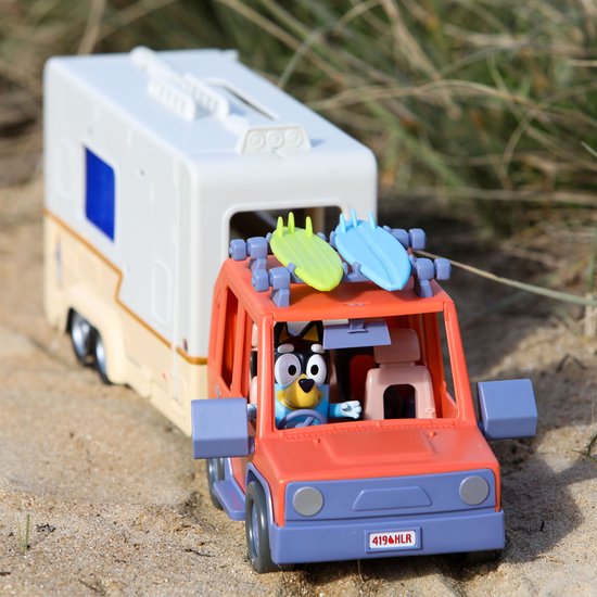 BLUEY - Bluey's 4WD Auto en Kampeeravonturen Deluxe Speelset