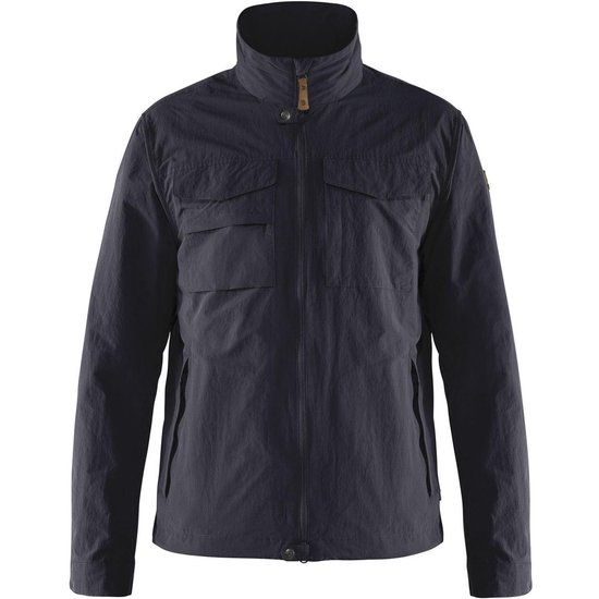 Fjallraven Maat L  Travellers Outdoorjas Heren - Dark Navy