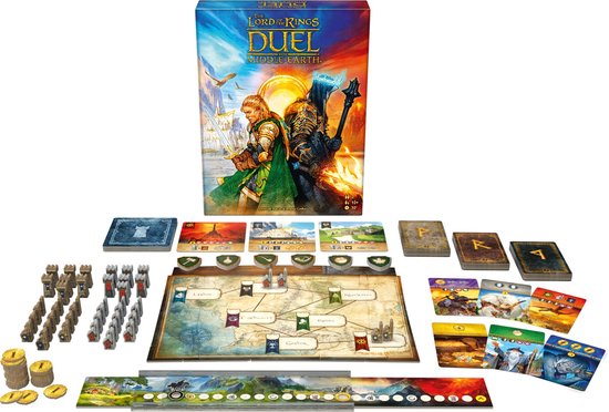 The Lord of the Rings - Duel for Middle Earth - Engelstalig Bordspel