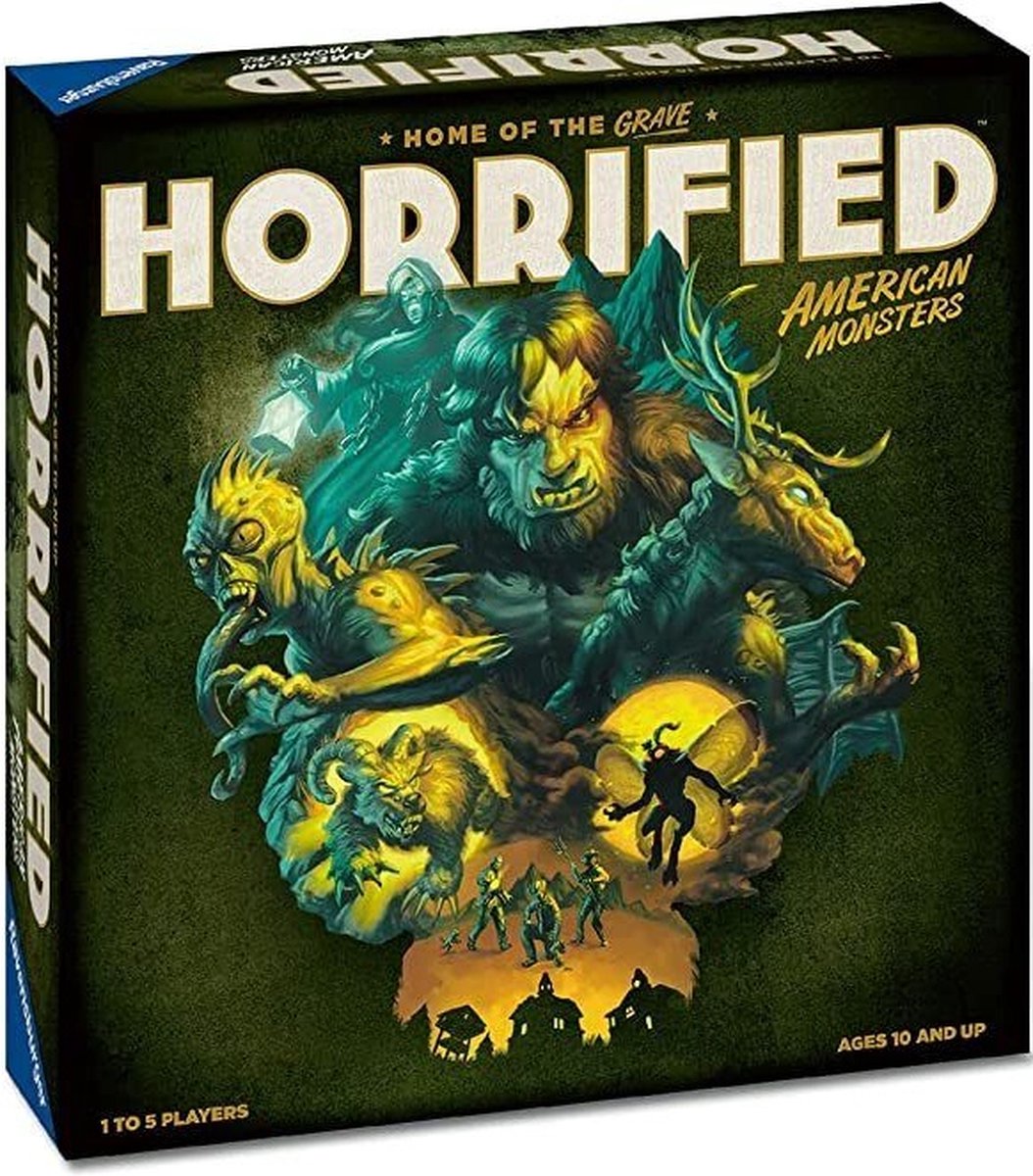 bordspel, monsters, goblin, mythisch, coöperatief
