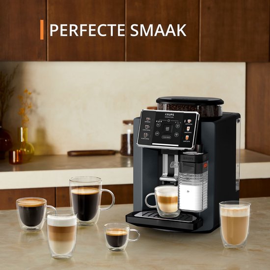 KRUPS EA912B Sensation Milk M90 Volautomatische espressomachine Zwart