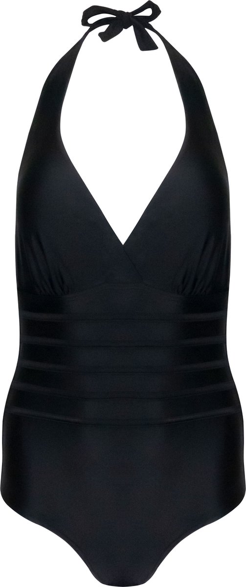 MAGIC Bodyfashion Maat M  Halter Swimsuit Dames Badpak Zwart