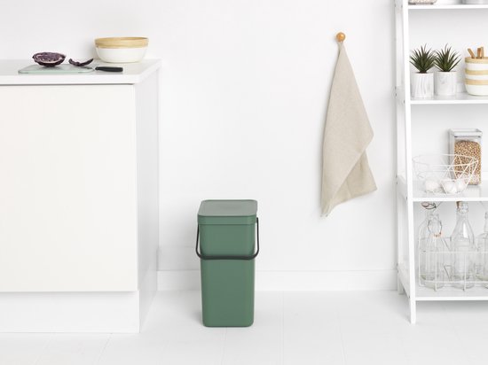 Brabantia Sort & Go Prullenbak - 16 l - Fir Green