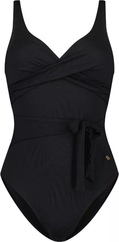 Beachlife Black Swirl Dames Badpak - Maat 42 (Cupmaat D)