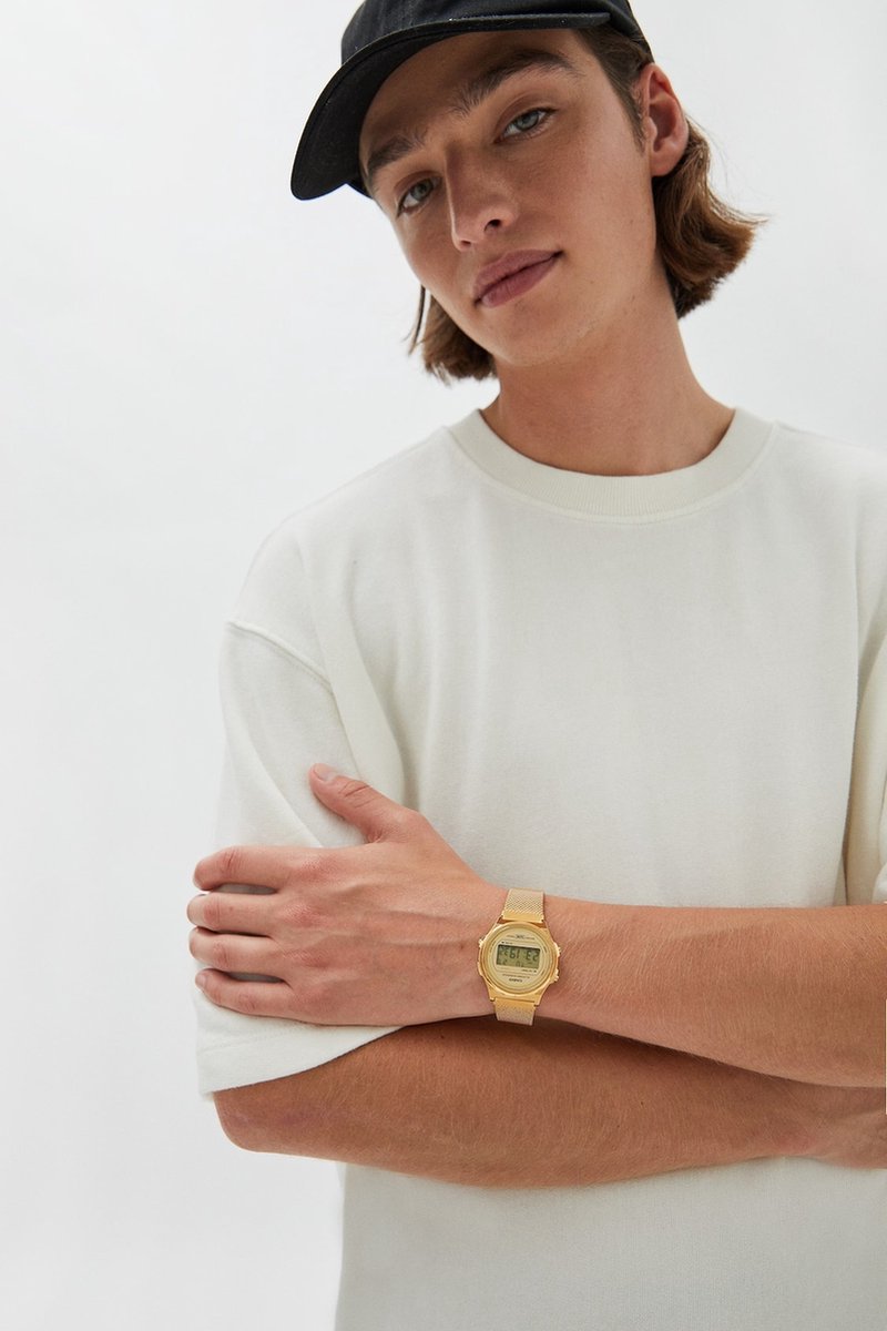 Casio Vintage Iconic A171WEMG-9AEF Unisex Horloge 37 mm - Goudkleurig