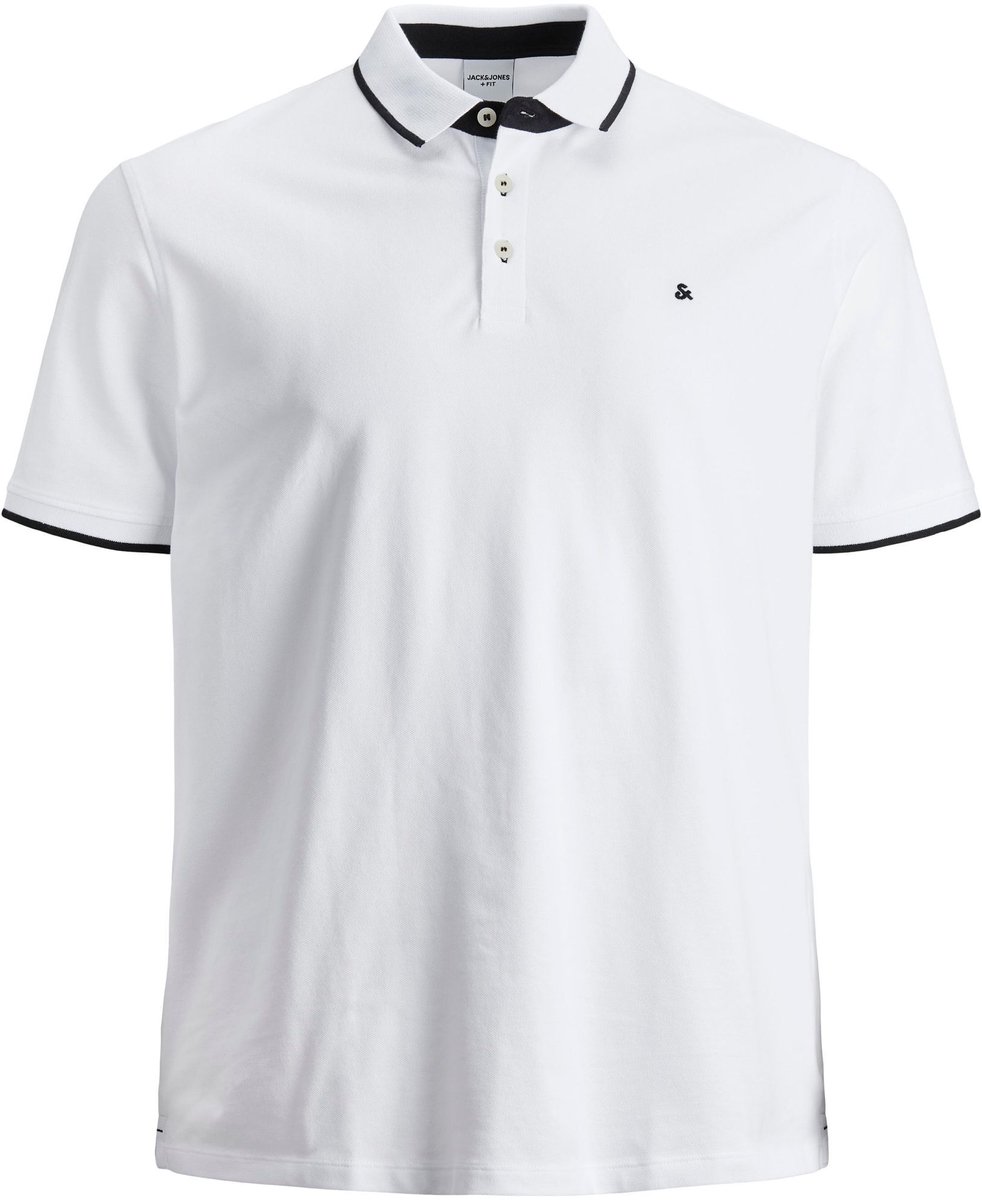 polo shirt, wit polo, korte mouwen, kraag, klein logo