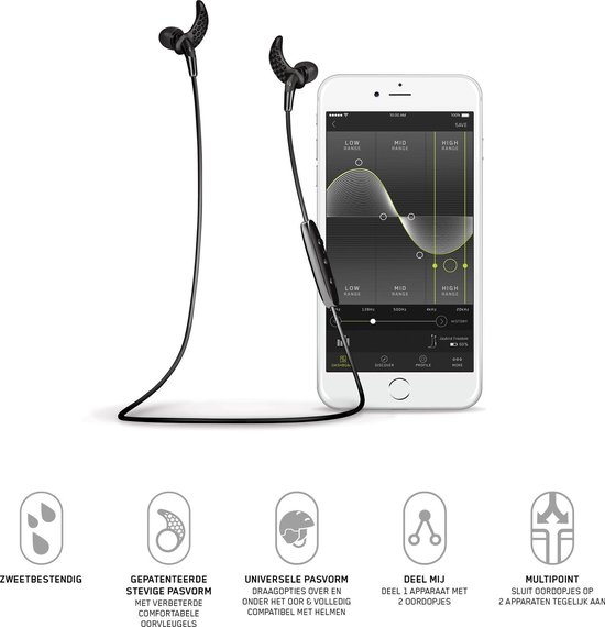 Jaybird Freedom - Draadloze Bluetooth Sport oordopjes - Zwart