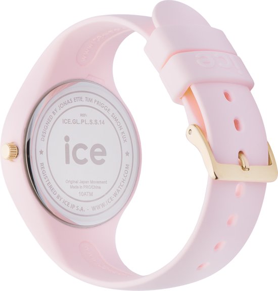 Ice-Watch ICE-Glam Pastel Pink Unisex Horloge - Siliconen - Roze - 34 mm
