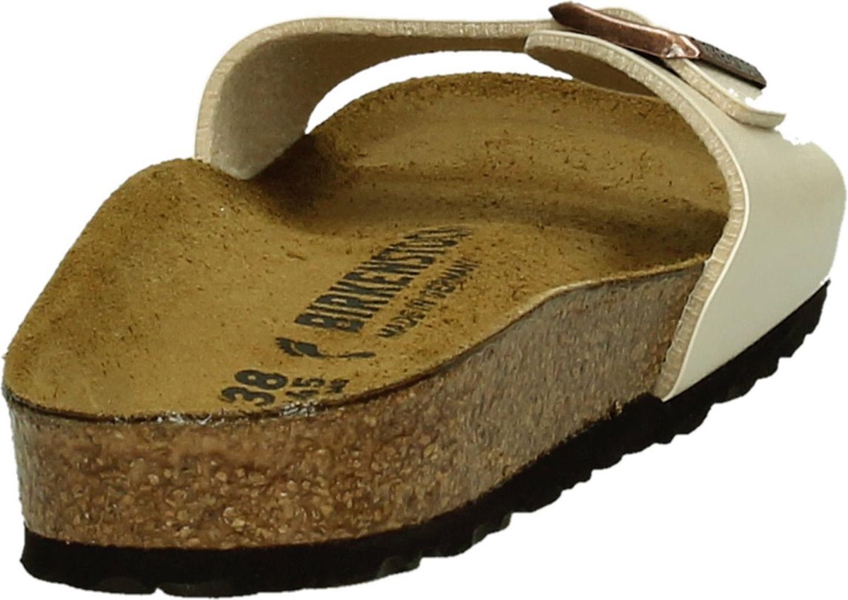 Birkenstock - maat 38 - Madrid Dames Slippers Small fit  - White