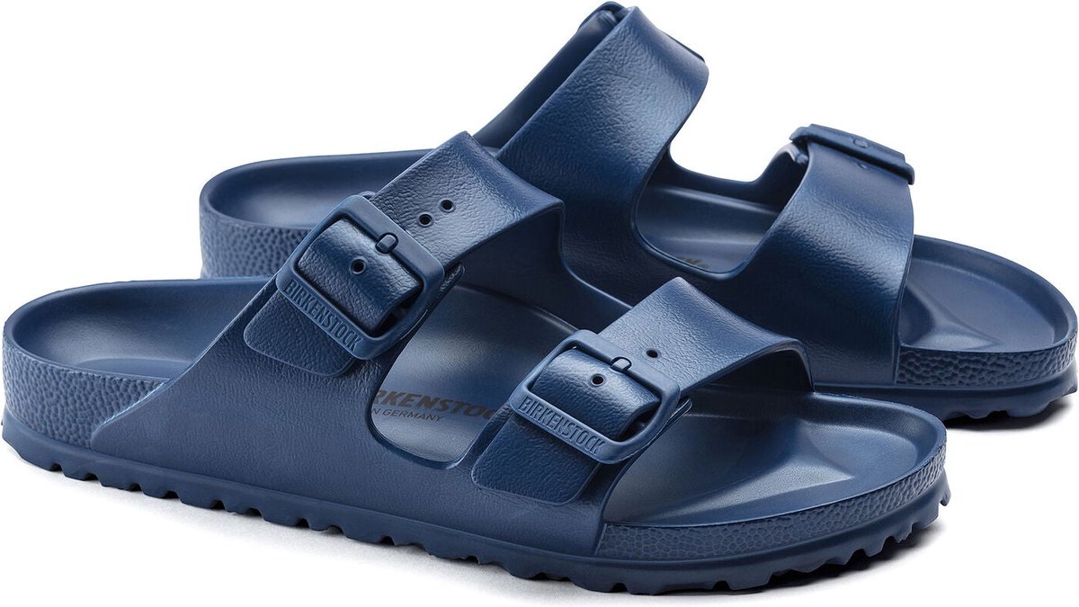 Birkenstock Arizona EVA Navy Reg Heren Slippers - Navy - Maat 44