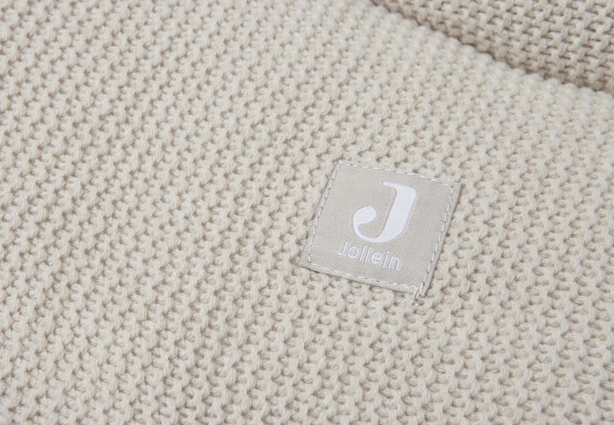 Jollein Boxkleed Rond ⌀ 95cm Basic Knit - Nougat