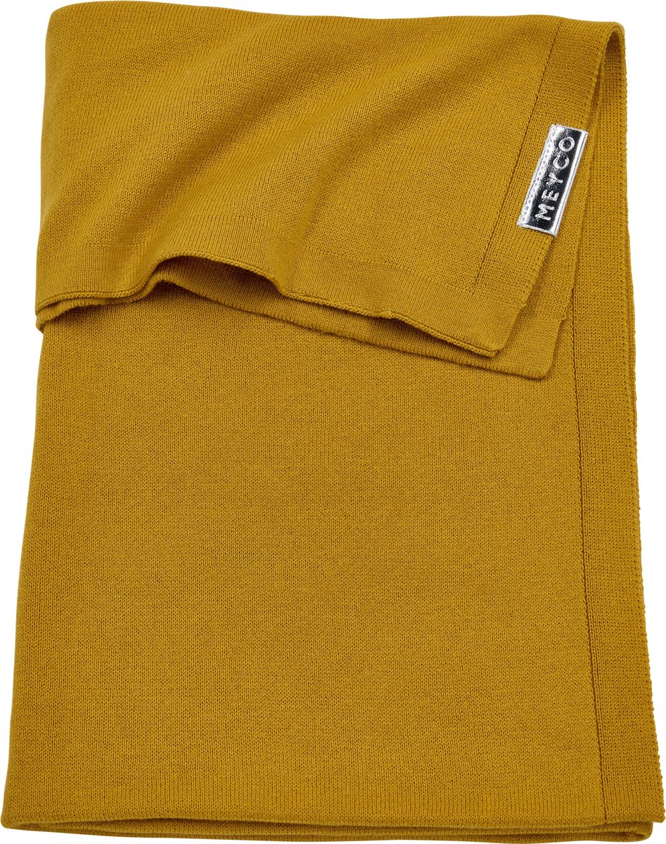 sjaal, gehaakt, katoen, mosterdkleur, eenvoudig ontwerp