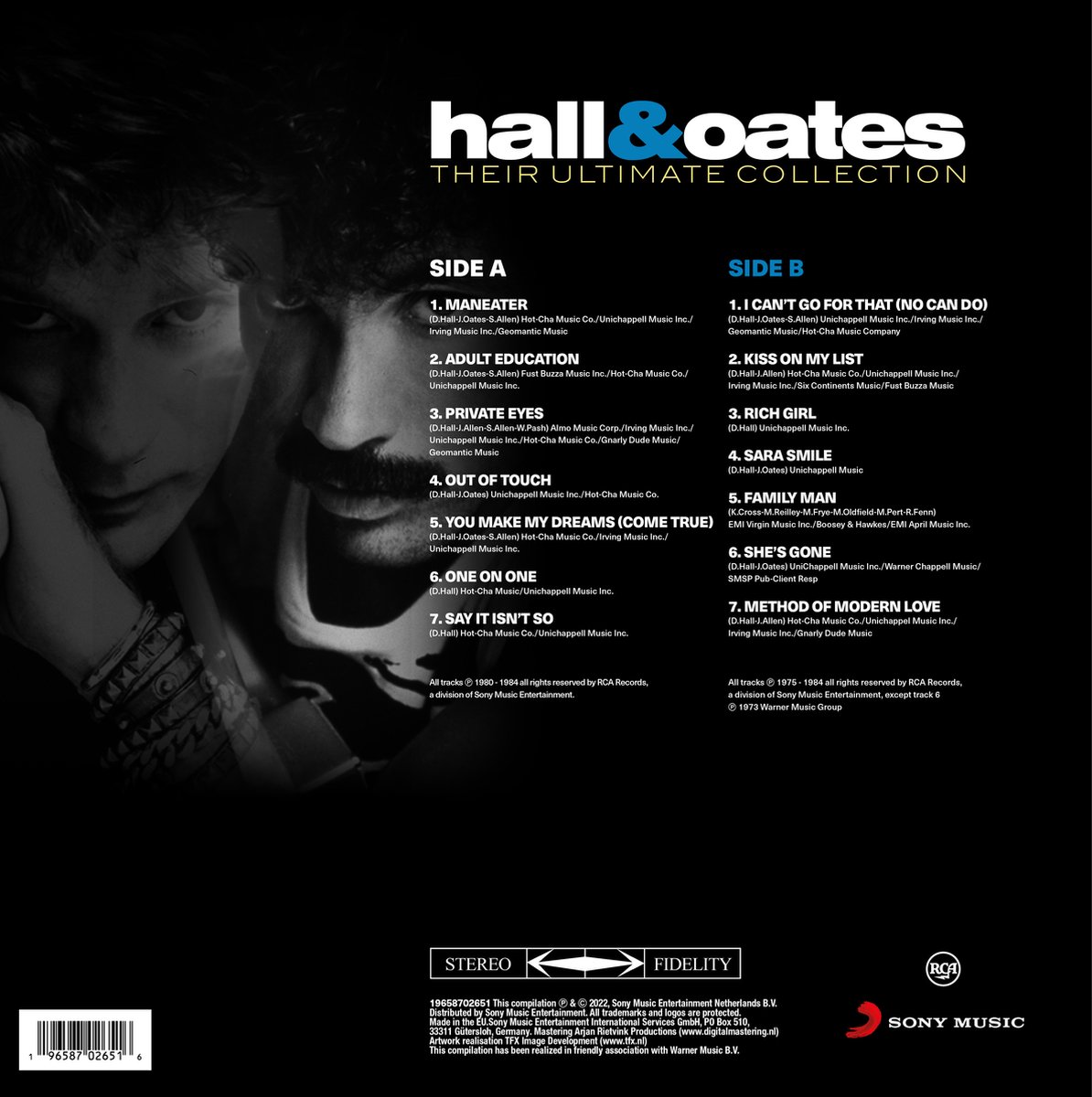 Daryl Hall & John Oates - Their Ultimate Collection LP