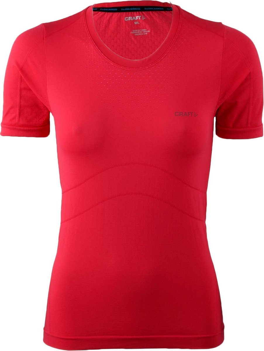Craft Cool Seamless SS W - Maat L - Sportshirt - Vrouwen - Roze