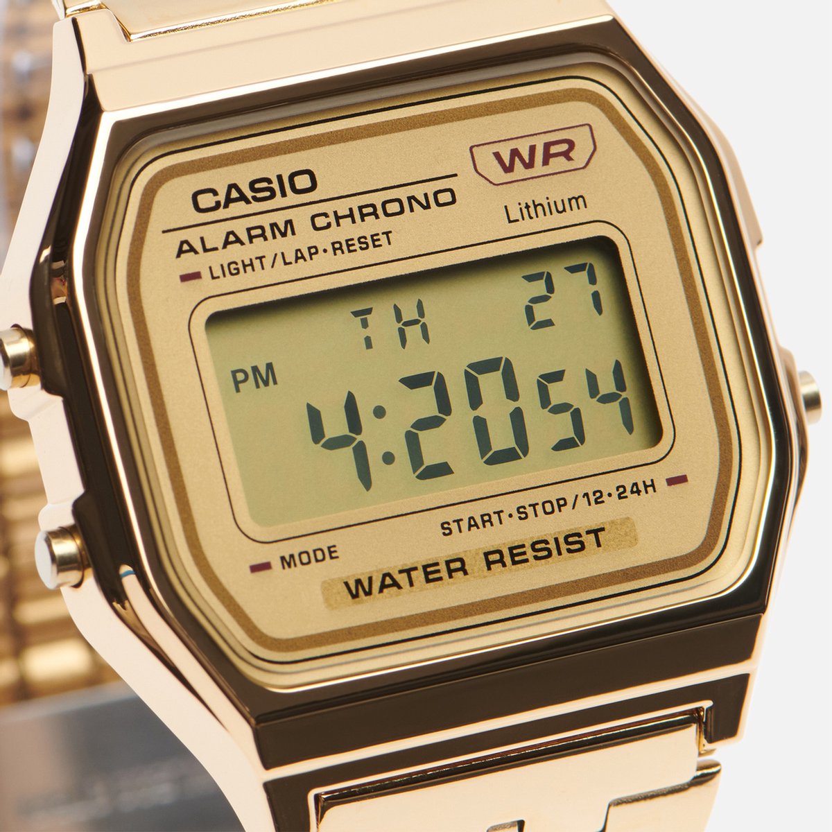 Casio Vintage Iconic Unisex Horloge A158WETG-9AEF - 33.2 mm