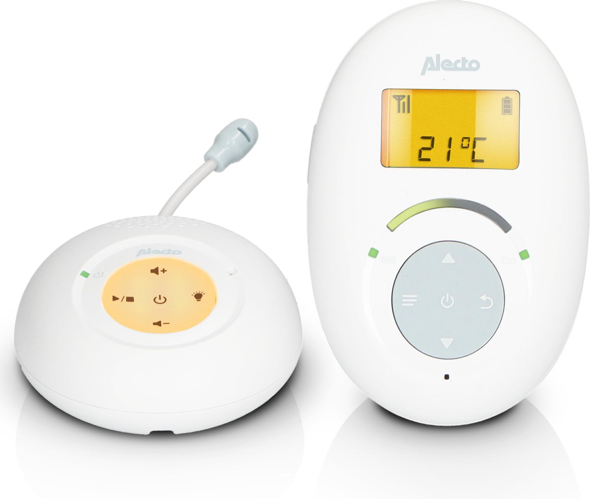 Alecto DBX120 - Full Eco DECT Babyfoon - Wit