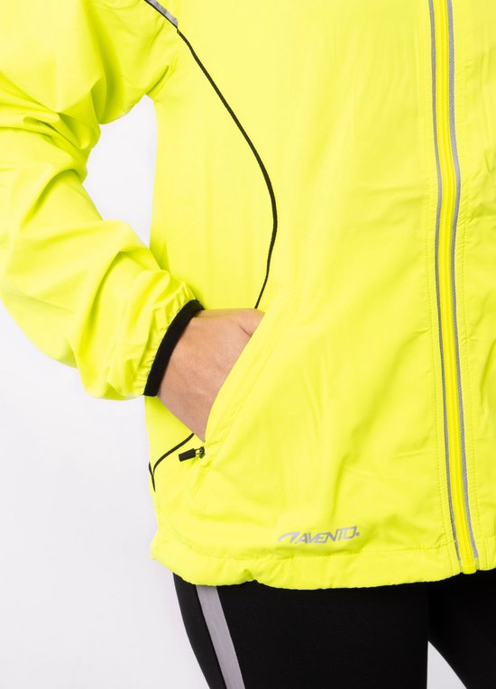 Avento Maat S Runningjack - Unisex - Neon Yellow - Geel/Zwart