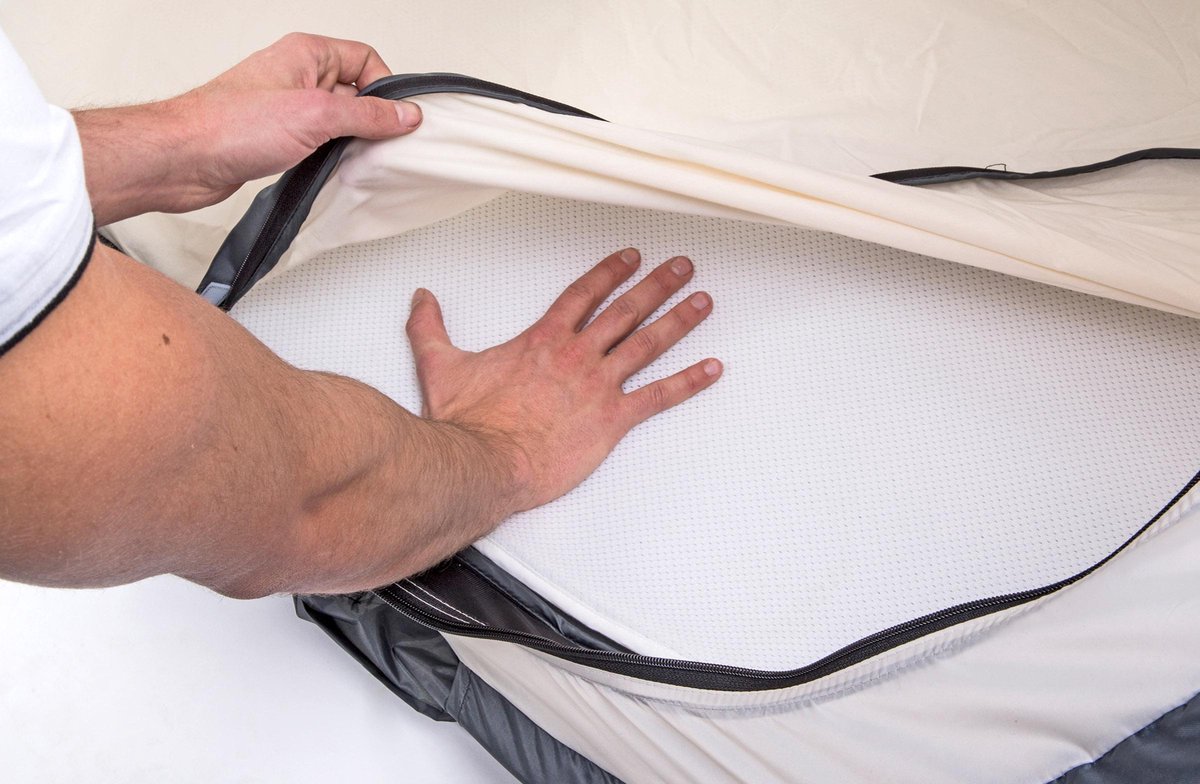 Deryan Luxe Welcool matras - Campingbedmatras - matrasbeschermer
