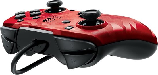 Faceoff Deluxe+ Audio Wired Controller - Red Camo (Nintendo Switch)