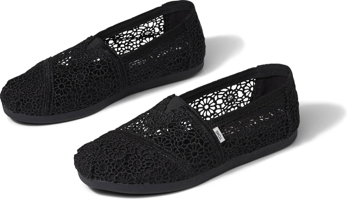 TOMS - Maat 38 - Alpargata Dames Espadrilles - Black
