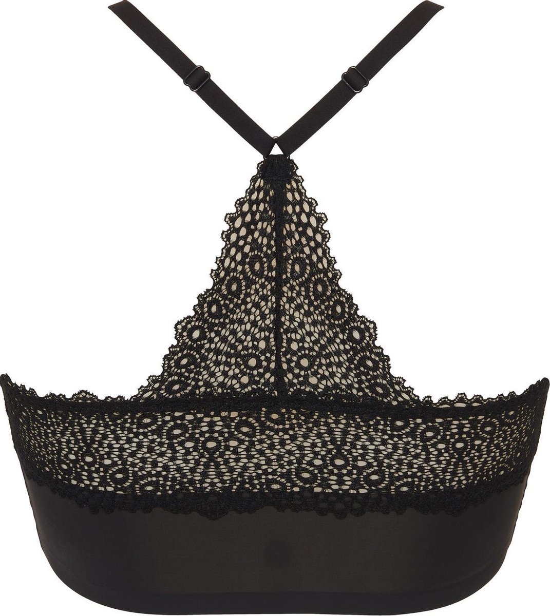 Maidenform - Maat L - Maidenform Pure Comfort Racerback Beha Vrouwen Beha - Zwart