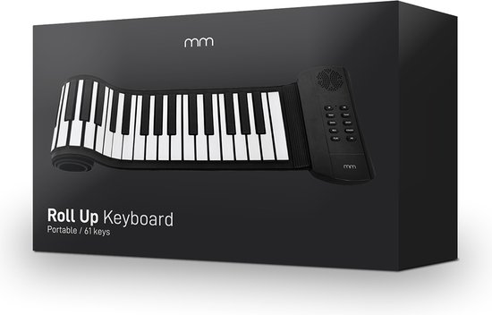 MikaMax Oprolbaar Keyboard – Digitale Piano – 61 Toetsen – 16 Instrumenttonen – Opname Functie – Ing