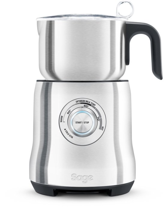 Sage SMF600BSS the Milk Café Brushed Stainless Steel - Elektrische melkopschuimer - Warm & Koud schuim