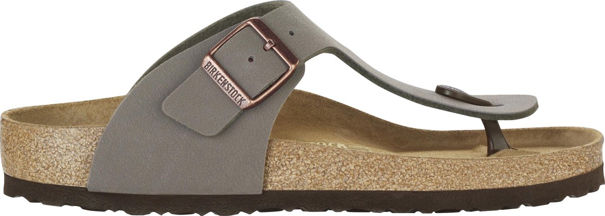Birkenstock - Maat 43 - Ramses Heren Slippers Regular fit - Stone