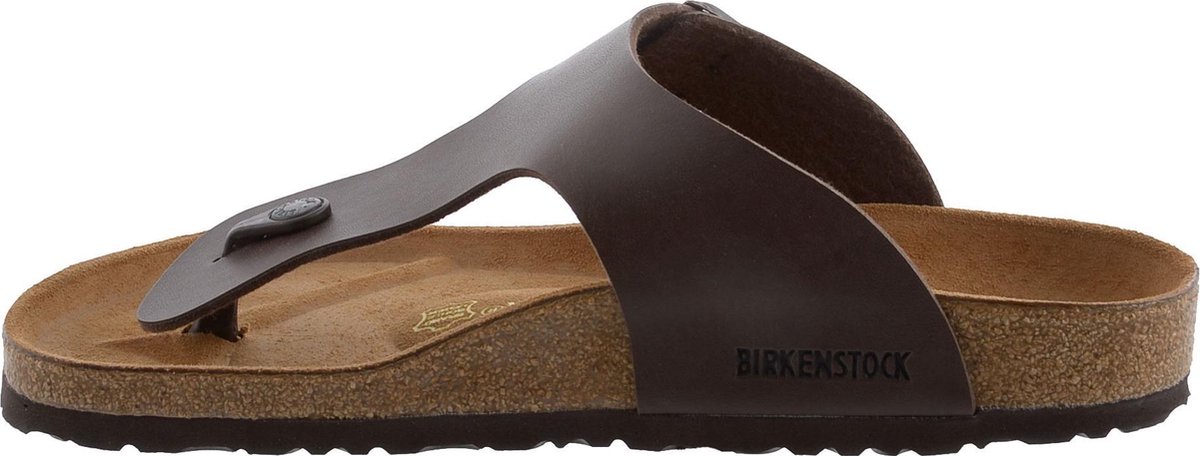 Birkenstock - Birkenstock Ramses BF Regular Fit Heren Slippers - Brown - Maat 44