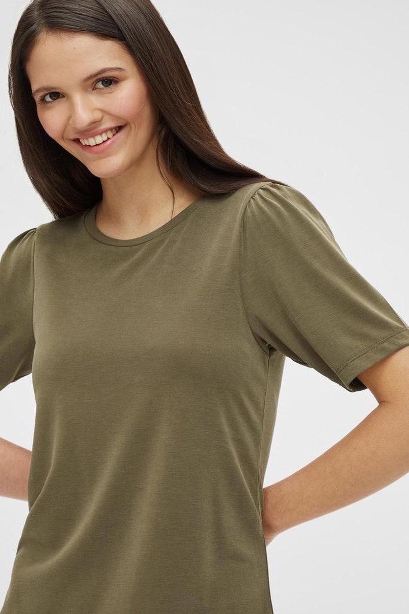 Pieces PCKAMALA SS PUFF SLEEVE DRESS NOOS BC Sea Turtle - Maat XS - Vrouwen