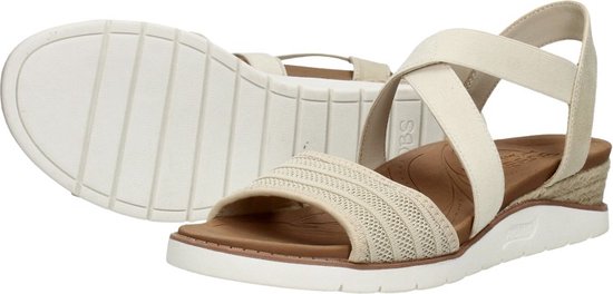 Skechers - Maat 39 - Arch Fit - Beach Kiss-Boho Beyo Dames Sandalen - beige