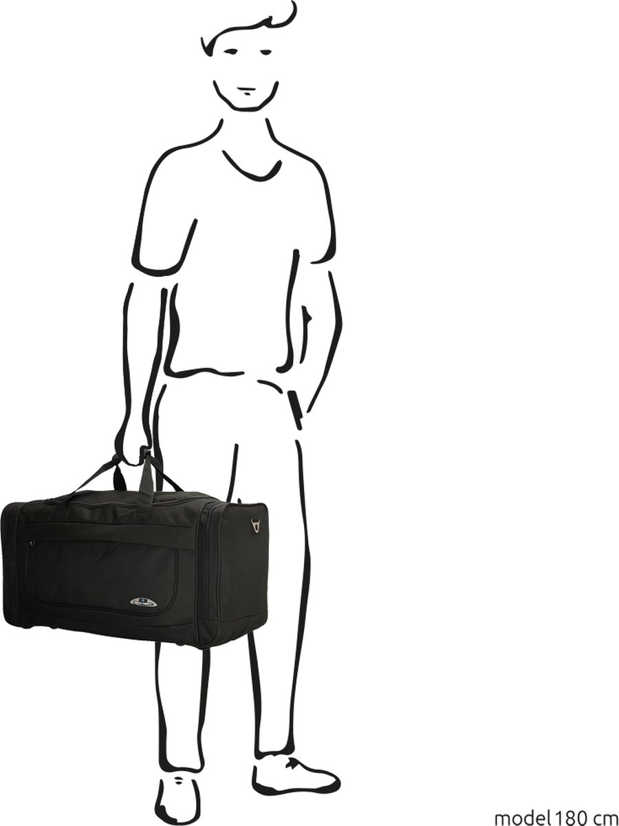 Enrico Benetti Orlando 35301 M Reistas / sporttas 62 liter - zwart