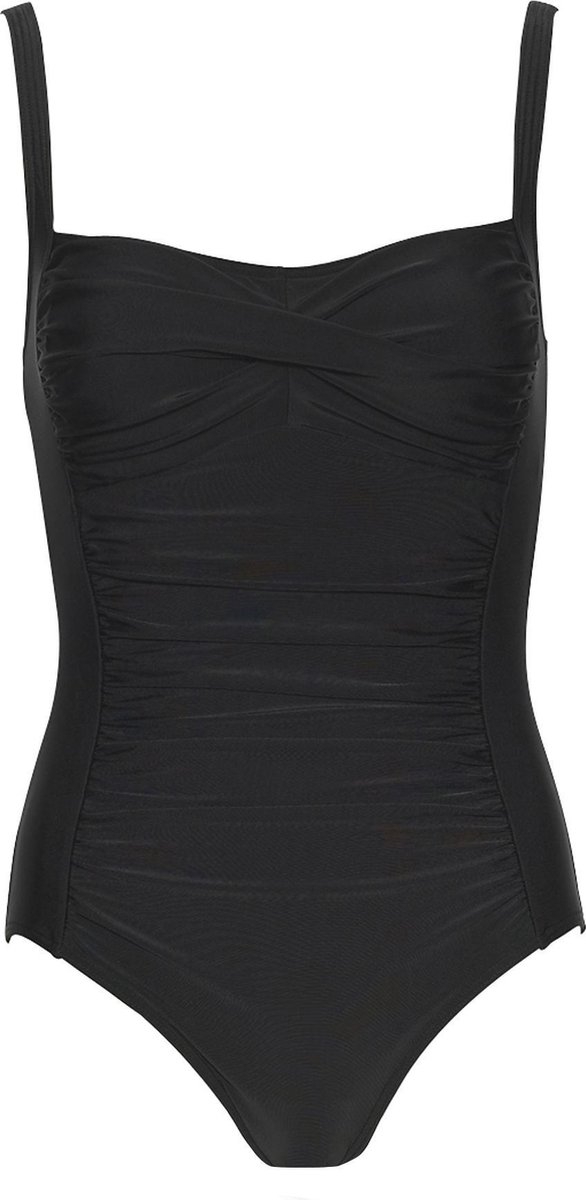 zwemkleding, badpak, onepiece, zwarte badpak, gevormd