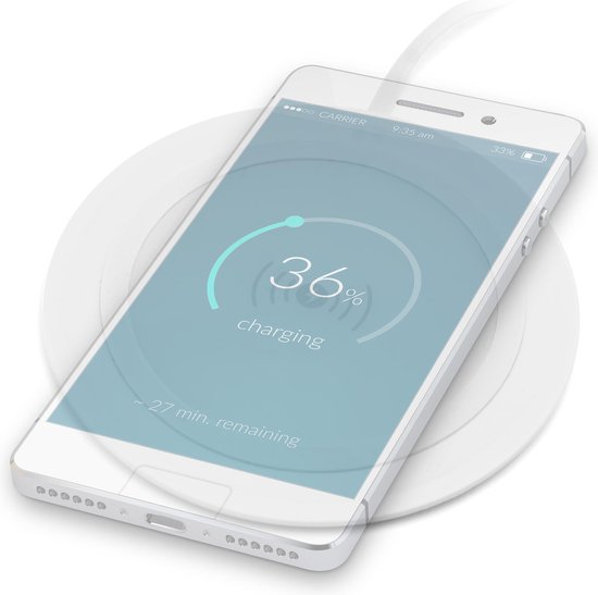 Caliber PSQ10/W - Qi draadloze oplader - Wit