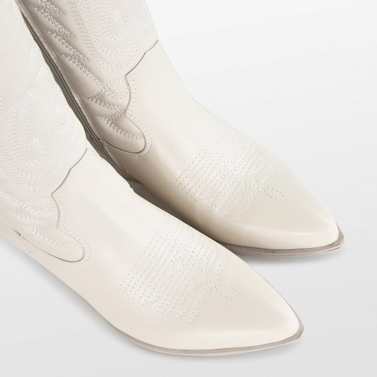 POSH by Poelman JILL -maat 37- Dames Western Laarzen - Off White