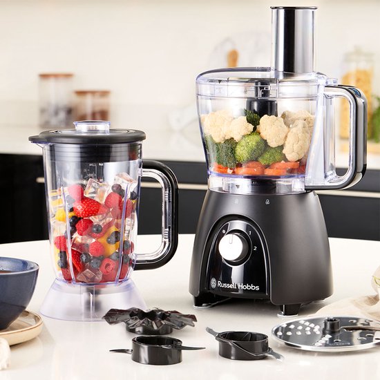Russell Hobbs Desire Matte Charcoal Foodprocessor - 27111-56