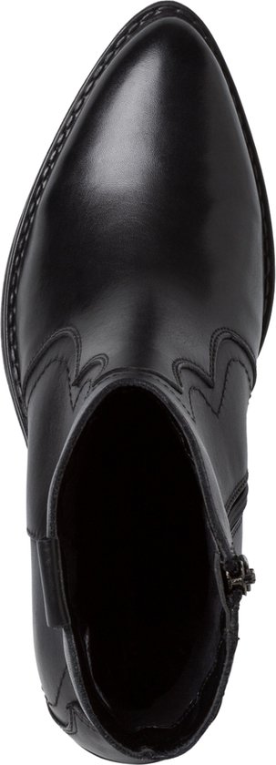 Tamaris Cowboylaarzen zwart Leer - Dames - Maat 36