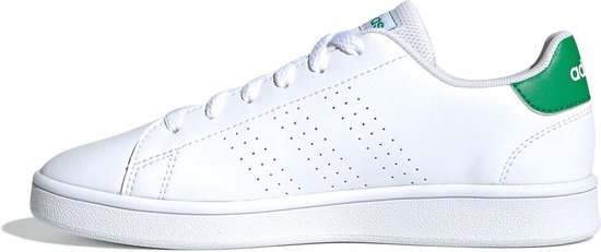 adidas Advantage - Maat 30 - Jongens Sneakers - White/Green/Grey Two