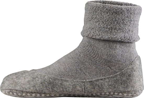 FALKE Cosyshoe Huissokken - Lichtgrijs - Maat 37-38