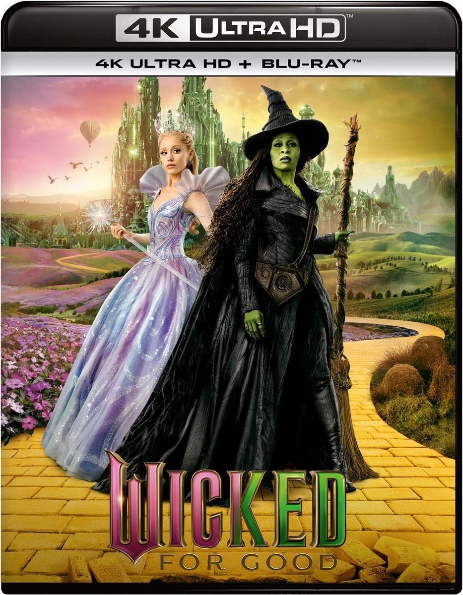 4K, ultra HD, dvd cover, wicked for good, disney