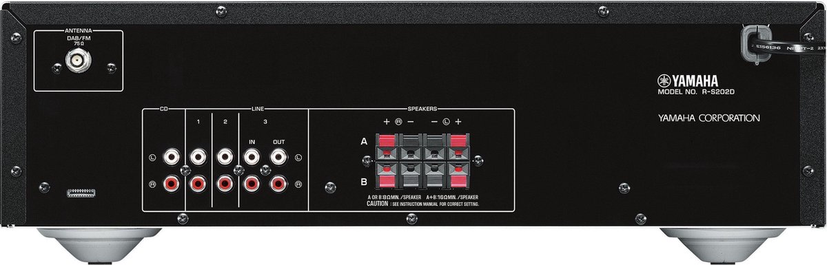 Yamaha RS-202DAB Receiver - Zilver