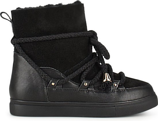 PS Poelman  - Maat 37 - MIA Dames Snowboots - Zwart