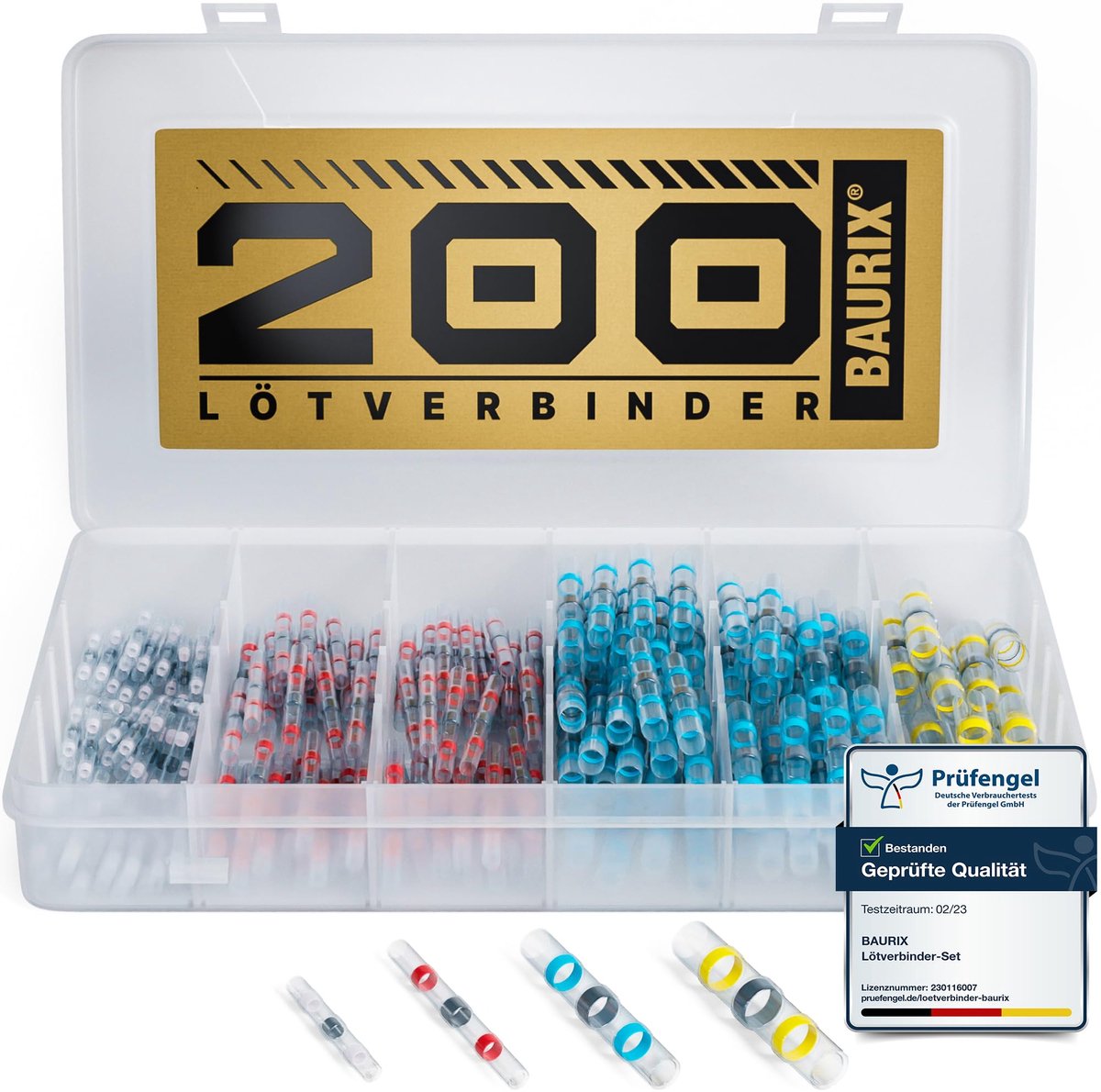 Lötverbinder, 200, Baurix, set, klein