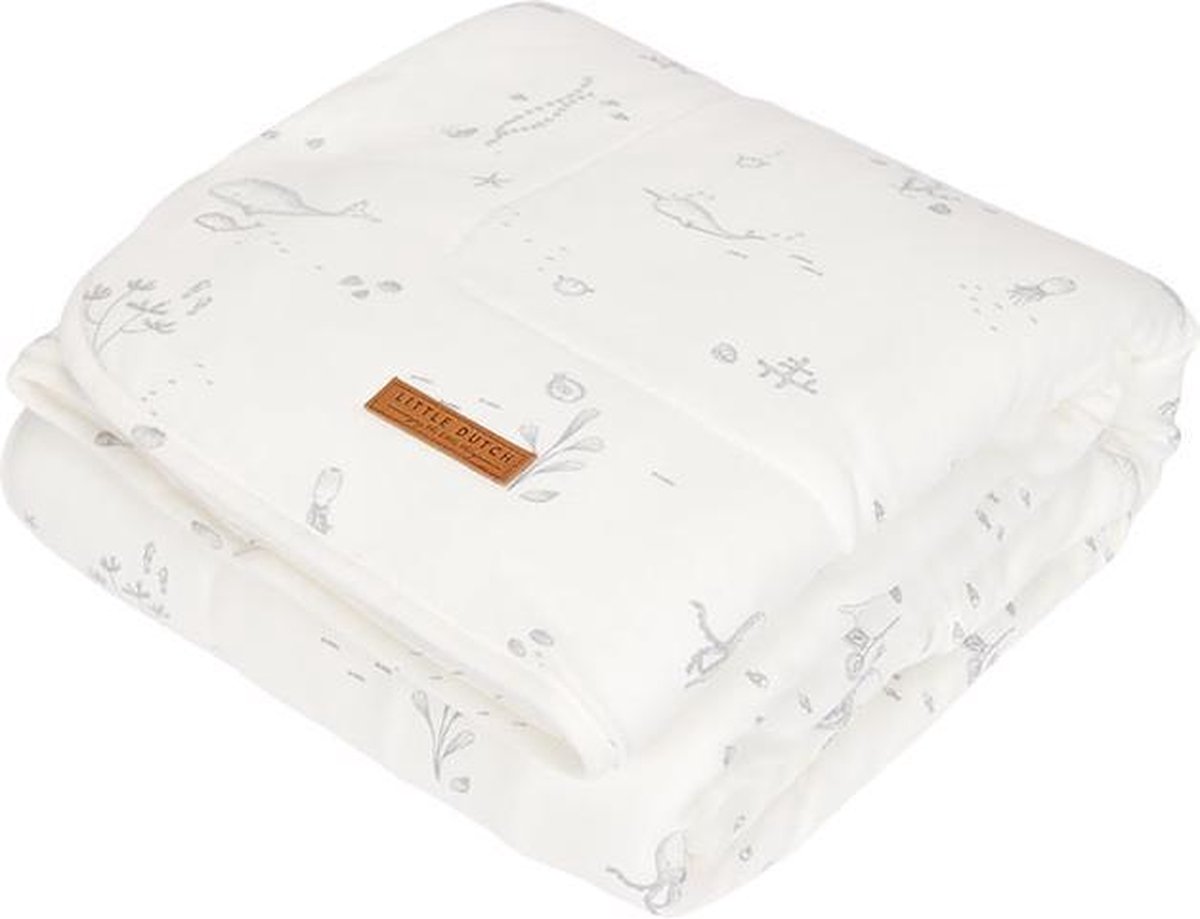 Little Dutch Wiegdeken Pure & Soft - Ocean White