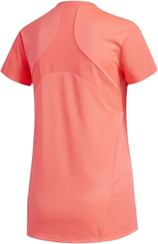 adidas Maat S Heat Training Ready shirt dames roze
