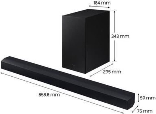 Samsung HW-C450 - Soundbar - Inclusief subwoofer - Buitenlands model