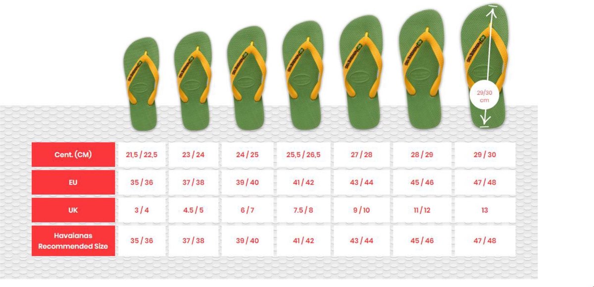 Havaianas - Maat 43/44 - Top Logomania Heren Slippers - Black